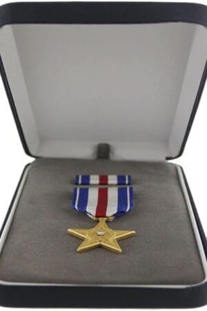 US Silver Star Full size medal presentation set